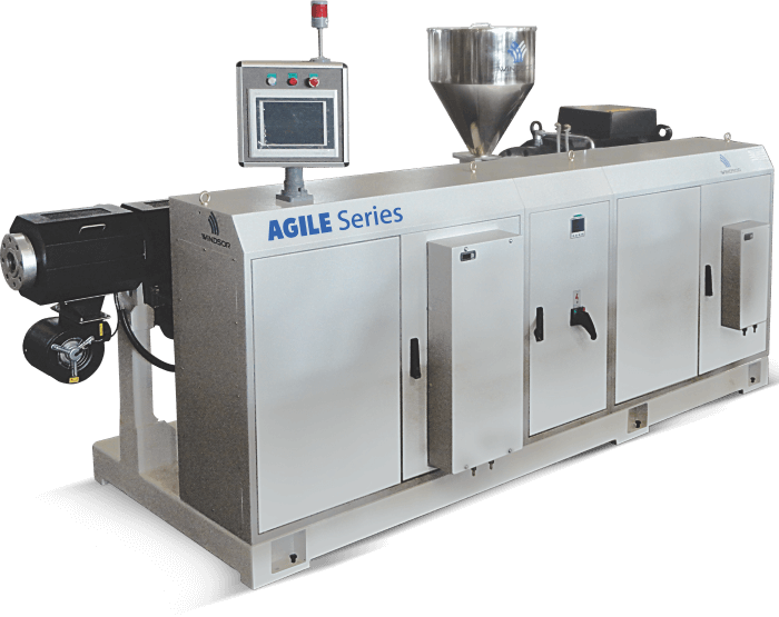 Latest generation high speed single screw extruder for PE/ PP pipes